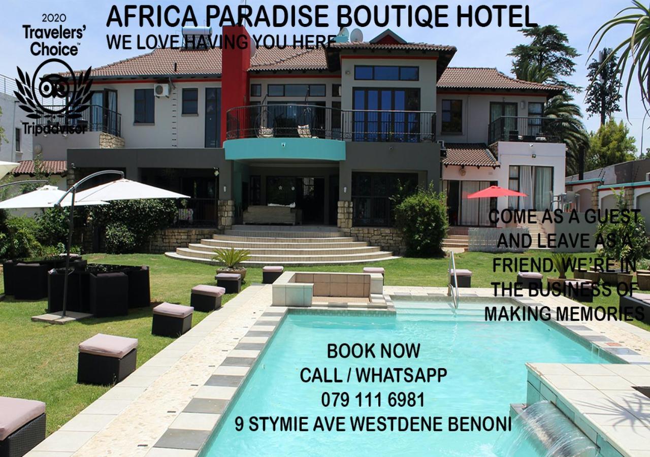 Africa Paradise - Or Tambo Airport Boutique Hotel Benoni Dış mekan fotoğraf